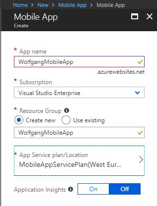 Develop Azure App Service Mobile App Programming With Wolfgang