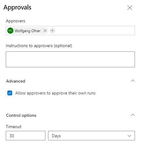 Configure the Approval